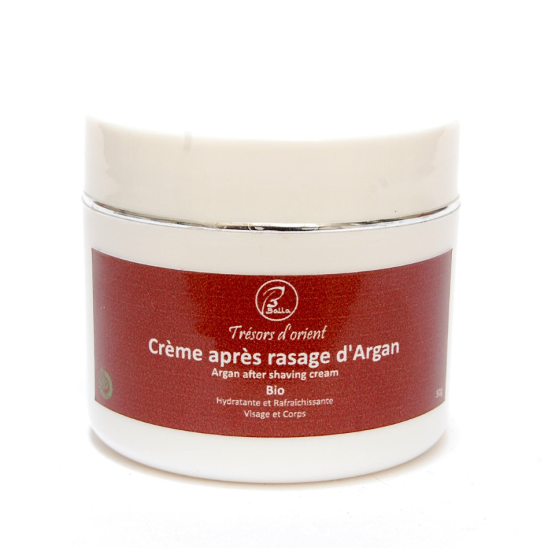 Crème d'Argan après rasage ou épilation Bio 80g