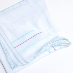 Foulard Hammam Voile Protecteur pour soin capillaire 74x84