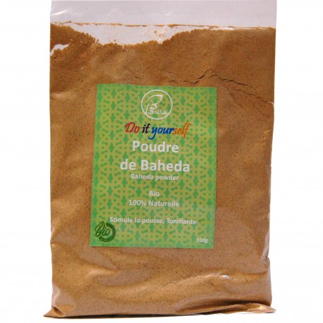 Poudre ayurvédique de Baheda 100g, Bio et naturelle