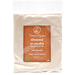 Rhassoul Ghassoul (Argile noire) en poudre Bio 100g