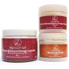 Kit Beauté Soin Bio Masque ghassoul parfumé, Crème Orange-Canelle, Beurre Karité