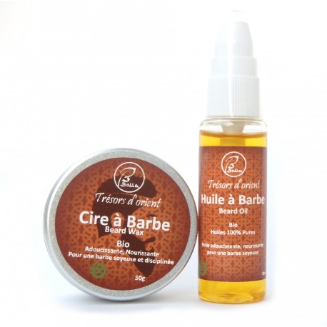 Duo huile et cire à barbe