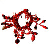 Bracelet en perles de rocaille Rouges 100% naturelles