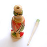 Applicateur de Khôl en Bois traditionnel du Maroc
