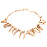 Collier court perles de Rocaille et coquillage blanc 100% naturelle