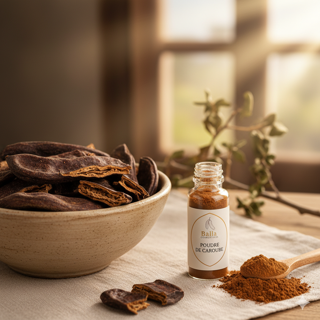 La Poudre de Caroube : Le Secret "Lifting" Naturel et Fortifiant