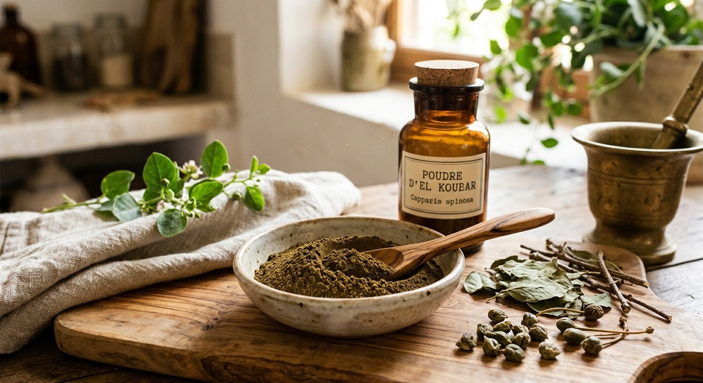 El Koubar Powder (Caper Bush): The Hidden Botanical Secret to Fortify Hair & Stimulate Growth