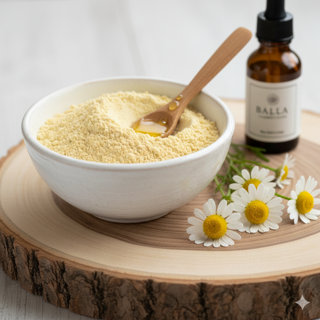 Chamomile Matricaria Powder: Infinite Softness and Natural Radiance