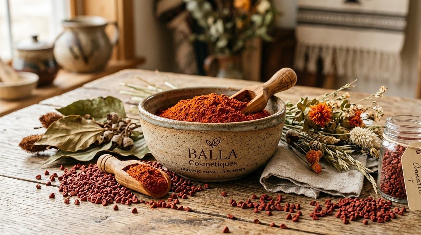 Amazonian Sun Treasure: Organic Annatto/Rocou Powder for Radiant Skin & Strong Hair